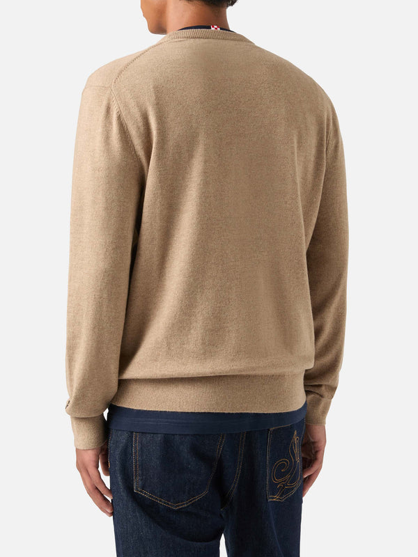 Mc2 Saint Barth Maglia Girocollo Heron Light Beige