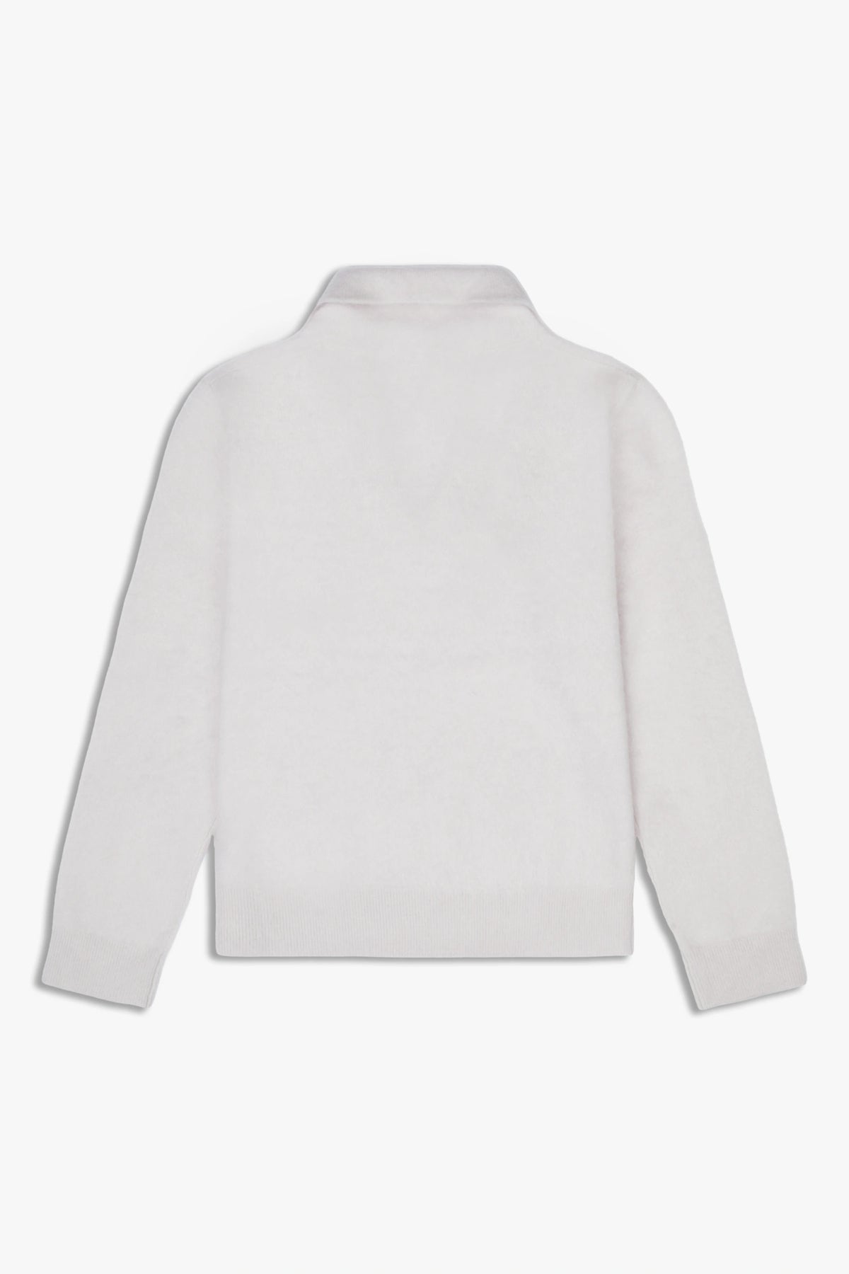 Kangra Maglione Cashmere Garzato Collo A Scialle Argilla
