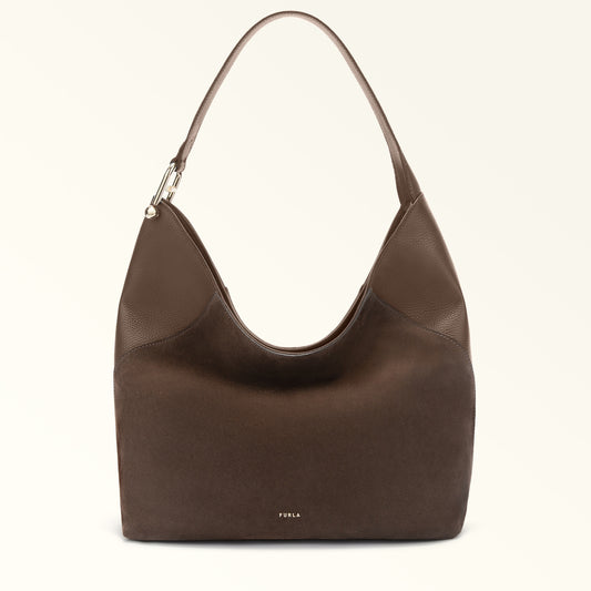 Furla Borsa Lara  A Spalla Pelle E Suede