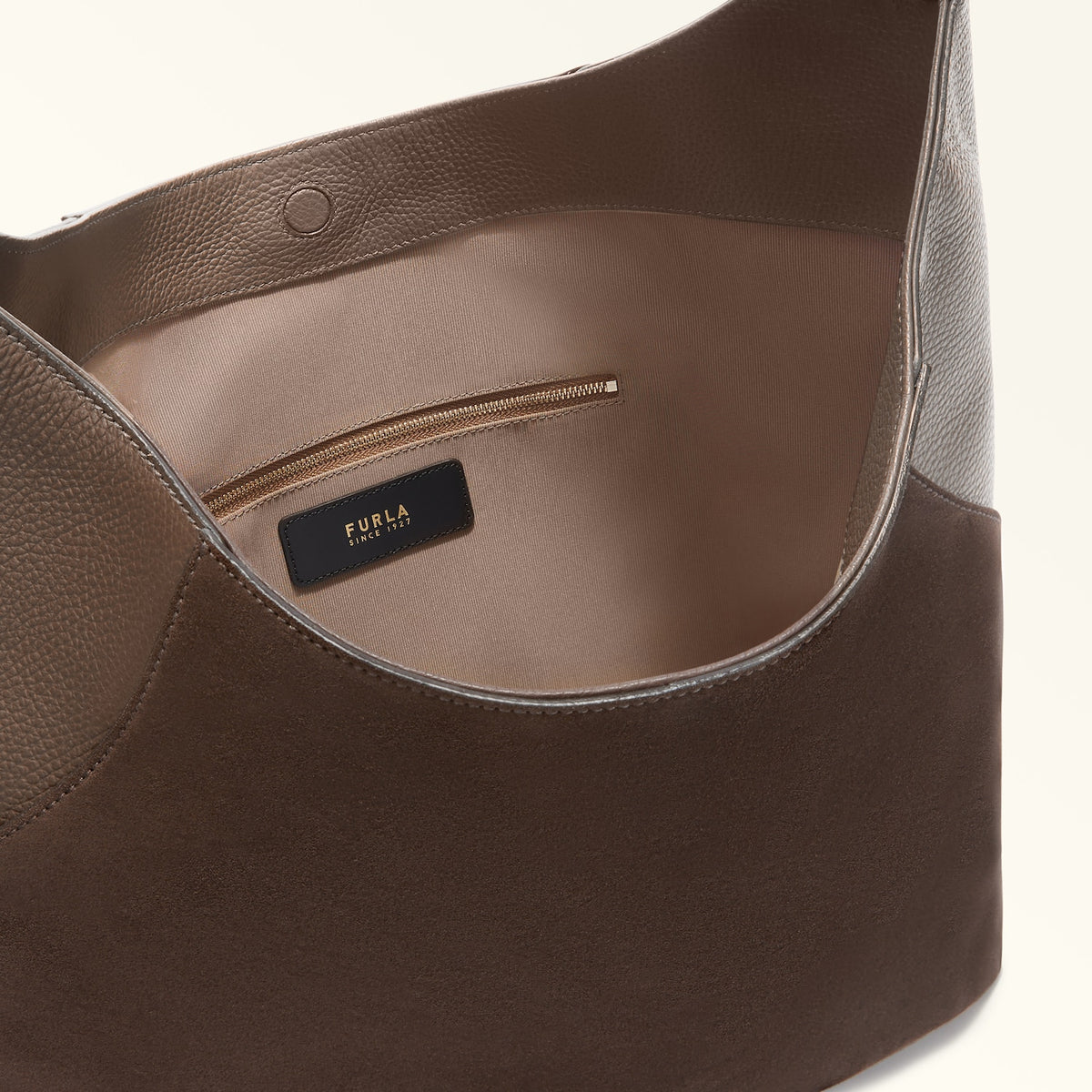 Furla Borsa Lara  A Spalla Pelle E Suede