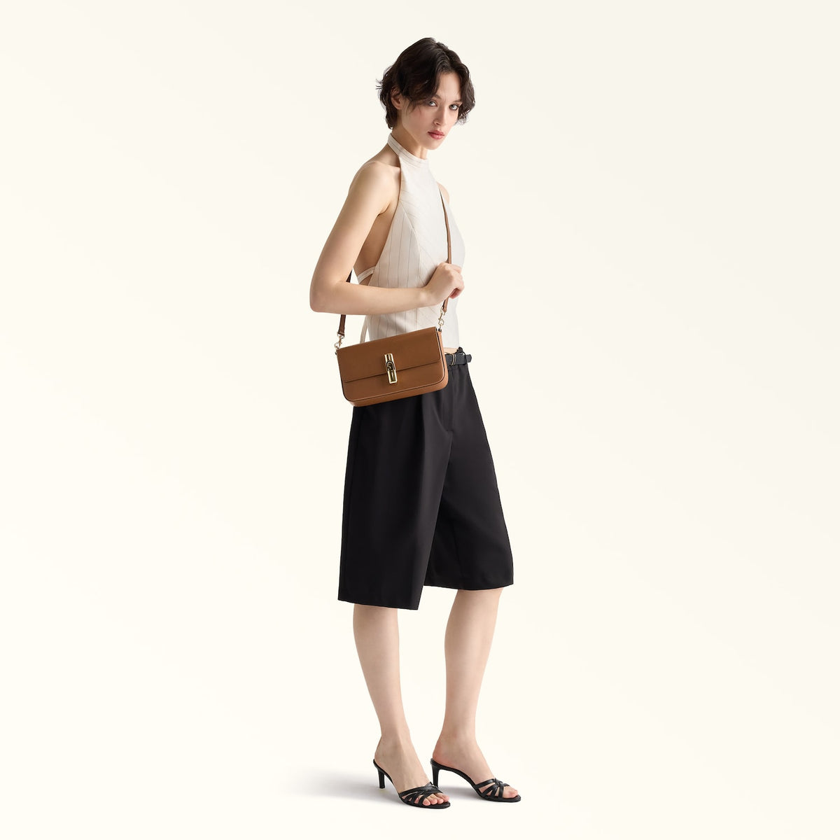 Furla Iride Borsa A Tracolla S Cognac