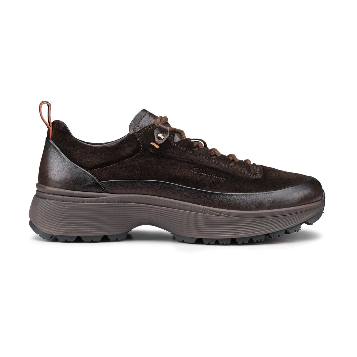 Santoni Sneaker Easy Bounce Mountain Marrone Quercia
