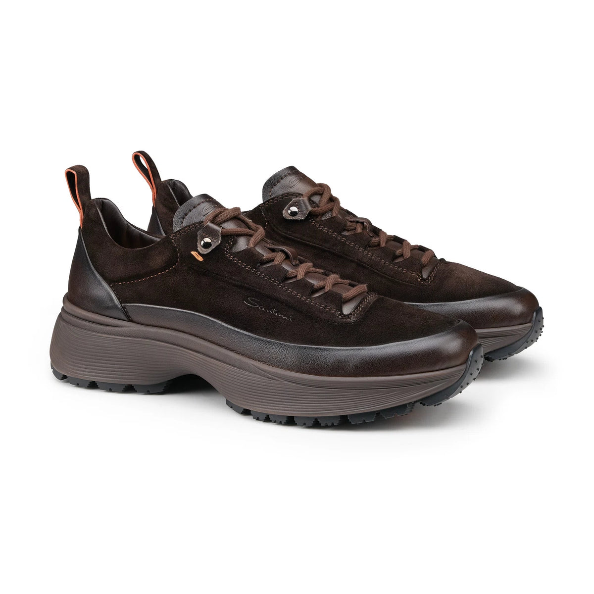 Santoni Sneaker Easy Bounce Mountain Marrone Quercia
