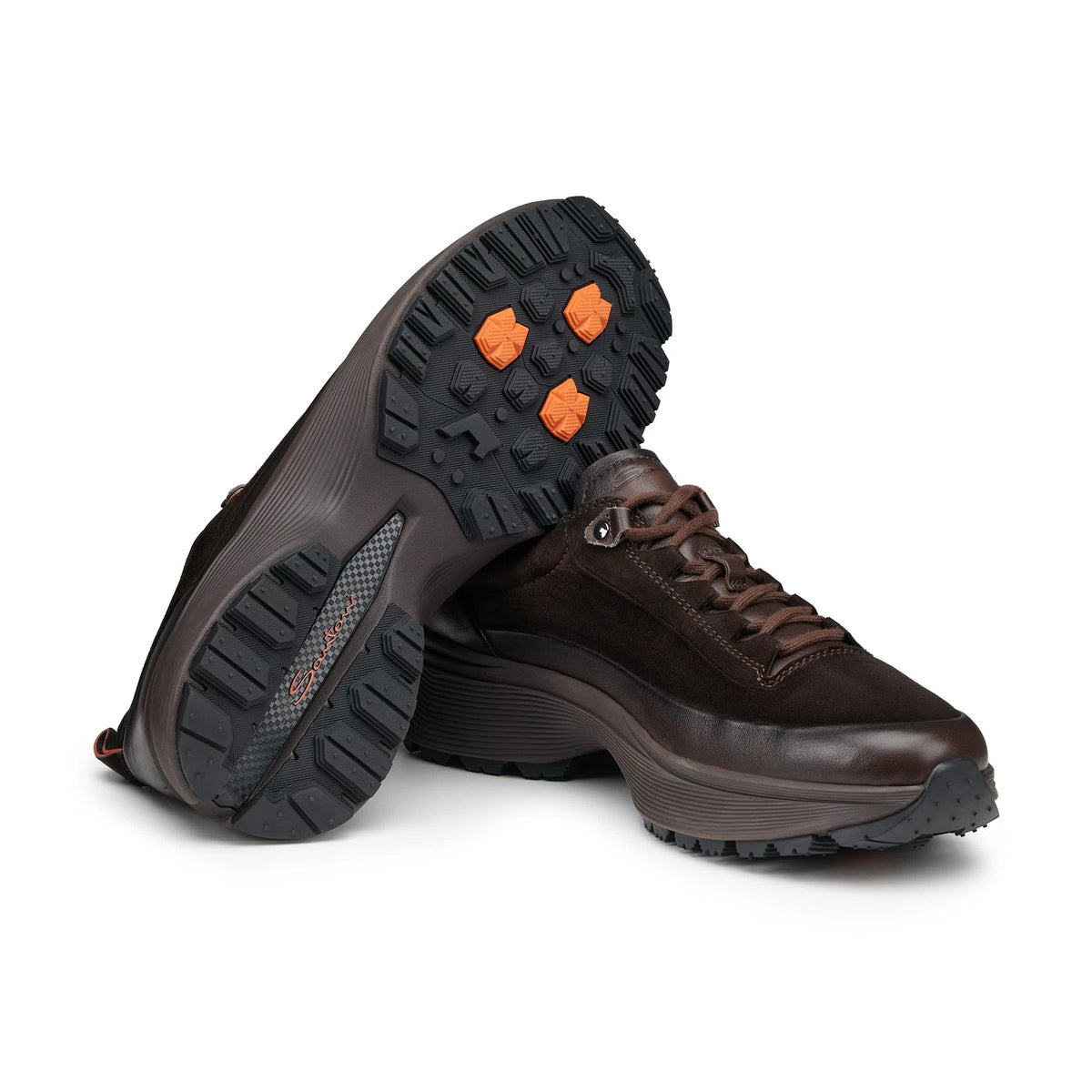 Santoni Sneaker Easy Bounce Mountain Marrone Quercia