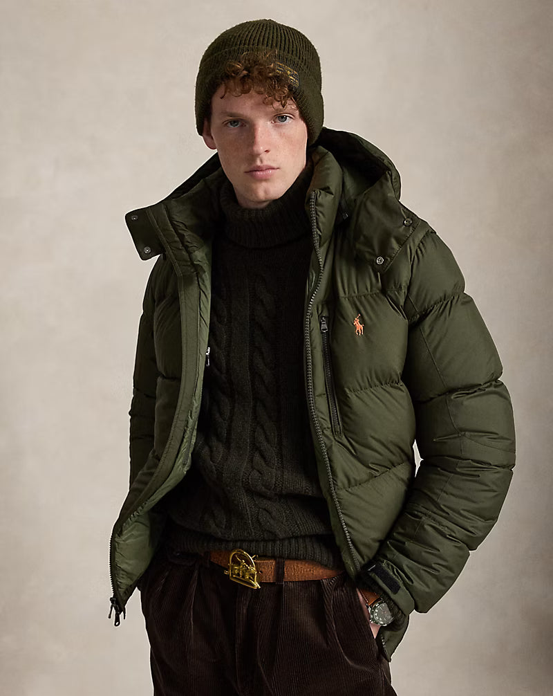 Polo Ralph Lauren Piumino Gorham Verde Militare