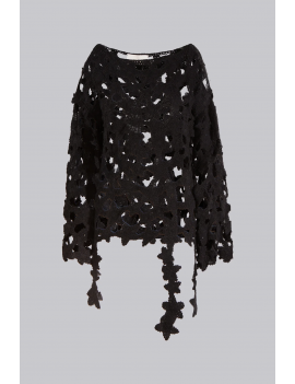 Circus Hotel Maglia Scollo A Barca Ricamo Cornely Nero - 4HH4WQ01Y69 - Semenzato Abbigliamento