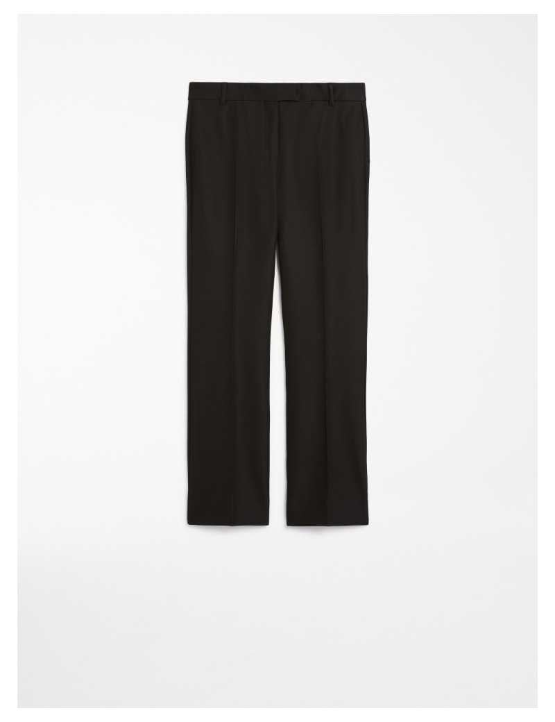 Max Mara Pantalone Slim Cotone Viscosa Nero - 9131125106003 - FATINA - Semenzato Abbigliamento