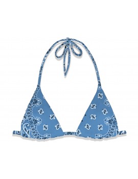 Saint Barth Bikini Triangolo Leah Marielle Bandanna Round Avio - mrl0001-leh0001 - Semenzato Abbigliamento