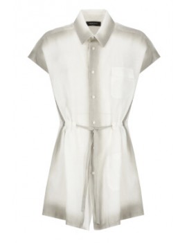 Fabiana Filippi Sahariana Lino Degradè Bianco - GCD275F690L3780142 - Semenzato Abbigliamento