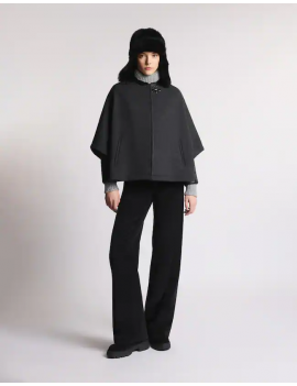 Fay Mantella 3 in 1 Double-face In Lana Cardata Grigio - NAW16513270XMLB801 - Semenzato Abbigliamento