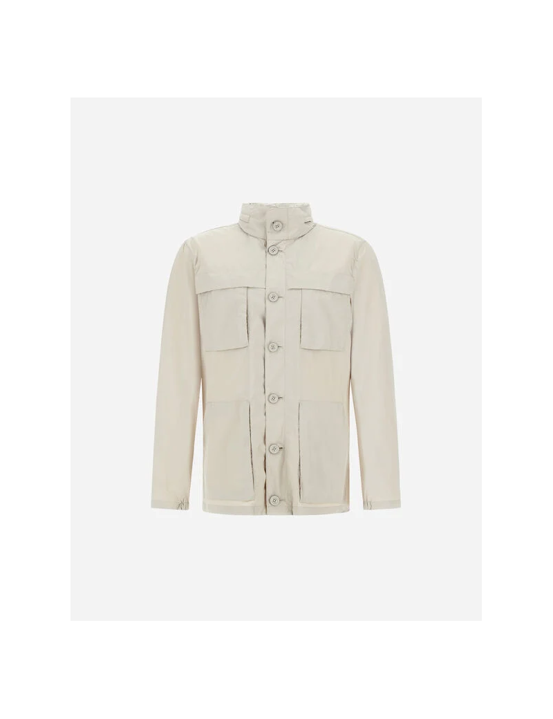 Herno Field Jacket In Ultralight Crease Naturale - FI000142U12494Z2605 - Semenzato Abbigliamento