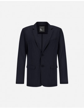 Herno Blazer In Light Matt Blu - GA000179U12803Z9201 - Semenzato Abbigliamento