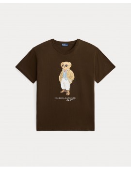 Polo Ralph Lauren Maglietta Bear Jersey Marrone -  100058319 - Semenzato Abbigliamento