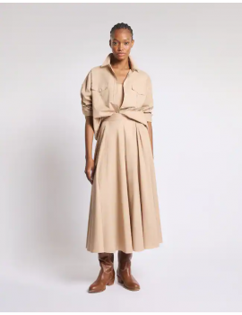 Fay Gonna Regular Fit Popeline Stretch Beige - NXW9252484SZDHC603 - Semenzato Abbigliamento