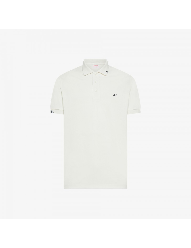 Sun68 Polo Vintage Bianco Panna - A36101 31 - Semenzato Abbigliamento