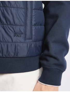 Fay Felpa Trapuntata Blu - NJMB5521470WZGU806 - Semenzato Abbigliamento