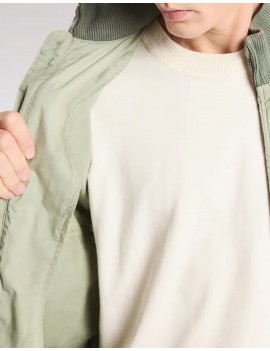 Fay Bomber Archive In Cotone E Nylon Verde - MAM1152081TZB1V408 - Semenzato Abbigliamento
