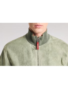 Fay Bomber Archive In Cotone E Nylon Verde - MAM1152081TZB1V408 - Semenzato Abbigliamento