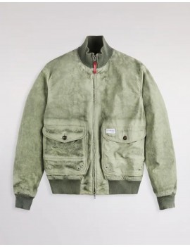 Fay Bomber Archive In Cotone E Nylon Verde - MAM1152081TZB1V408 - Semenzato Abbigliamento
