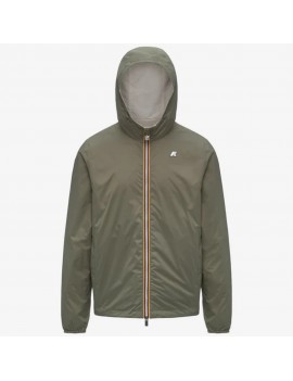 K-Way Jake Cotton Reversibile Beige Lt Green Lichen - K51337W - Semenzato Abbigliamento