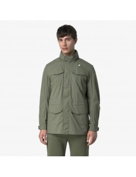 K-Way Manuel Stretch Nylon Jersey Green Lichen - K8135HW - Semenzato Abbigliamento