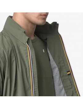 K Way Amaury Stretch Nylon Jersey Green Lichen - K3123VW - Semenzato Abbigliamento