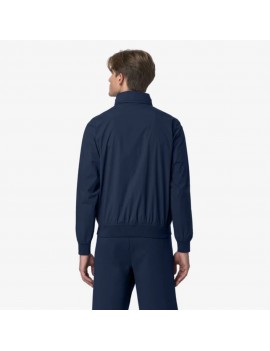 K Way Amaury Stretch Nylon Jersey Blue Insignia - K3123VW - Semenzato Abbigliamento