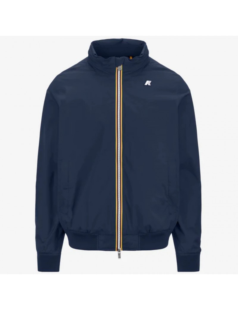 K Way Amaury Stretch Nylon Jersey Blue Insignia - K3123VW - Semenzato Abbigliamento