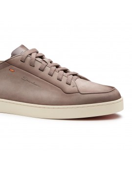 Santoni Sneaker Off-Duty Da Uomo In Nabuk Beige - MBNO22184TIRTFEHE55 - Semenzato Abbigliamento