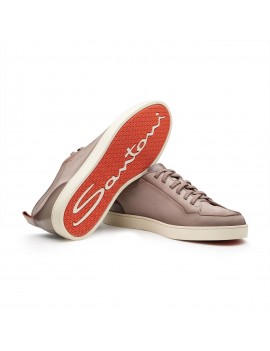 Santoni Sneaker Off-Duty Da Uomo In Nabuk Beige - MBNO22184TIRTFEHE55 - Semenzato Abbigliamento