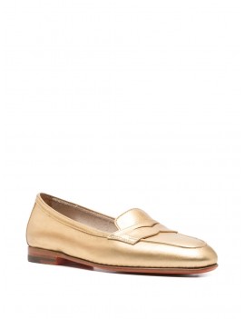Santoni Mocassino Pelle Oro - WUNY71031SA4SLLXO50 - Semenzato Abbigliamento