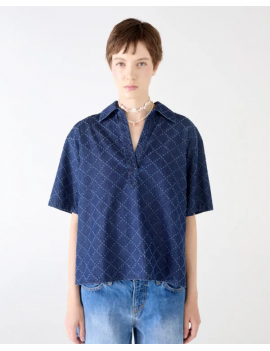 Shaft Camicia Polo Regular Chambray Matelassé - polo chambrai - Semenzato Abbigliamento