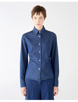 Shaft Camicia Graff Slim Chambray Stretch - graff slim - Semenzato Abbigliamento