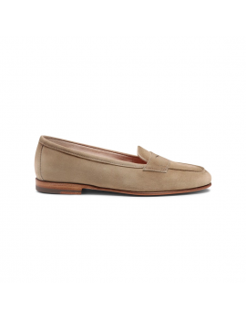 Santoni Mocassino Carla Suede Beige -WUNY71031SA4SAEAE50 - Semenzato Abbigliamento