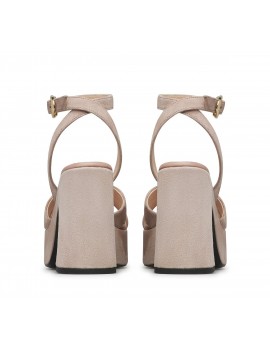 Fabi Shoes Sandalo In Camoscio Warm Taupe - FD9271B00STTTPE081 - Semenzato Abbigliamento